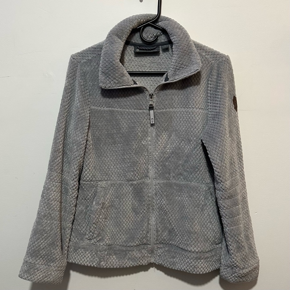 Free Country Women's Gray Teddy Jacket